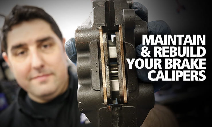 Keeping your motorcycle’s brakes in perfect working in order is vital to safe riding. Full guide to maintaining and rebuilding your motorbike brake calipers